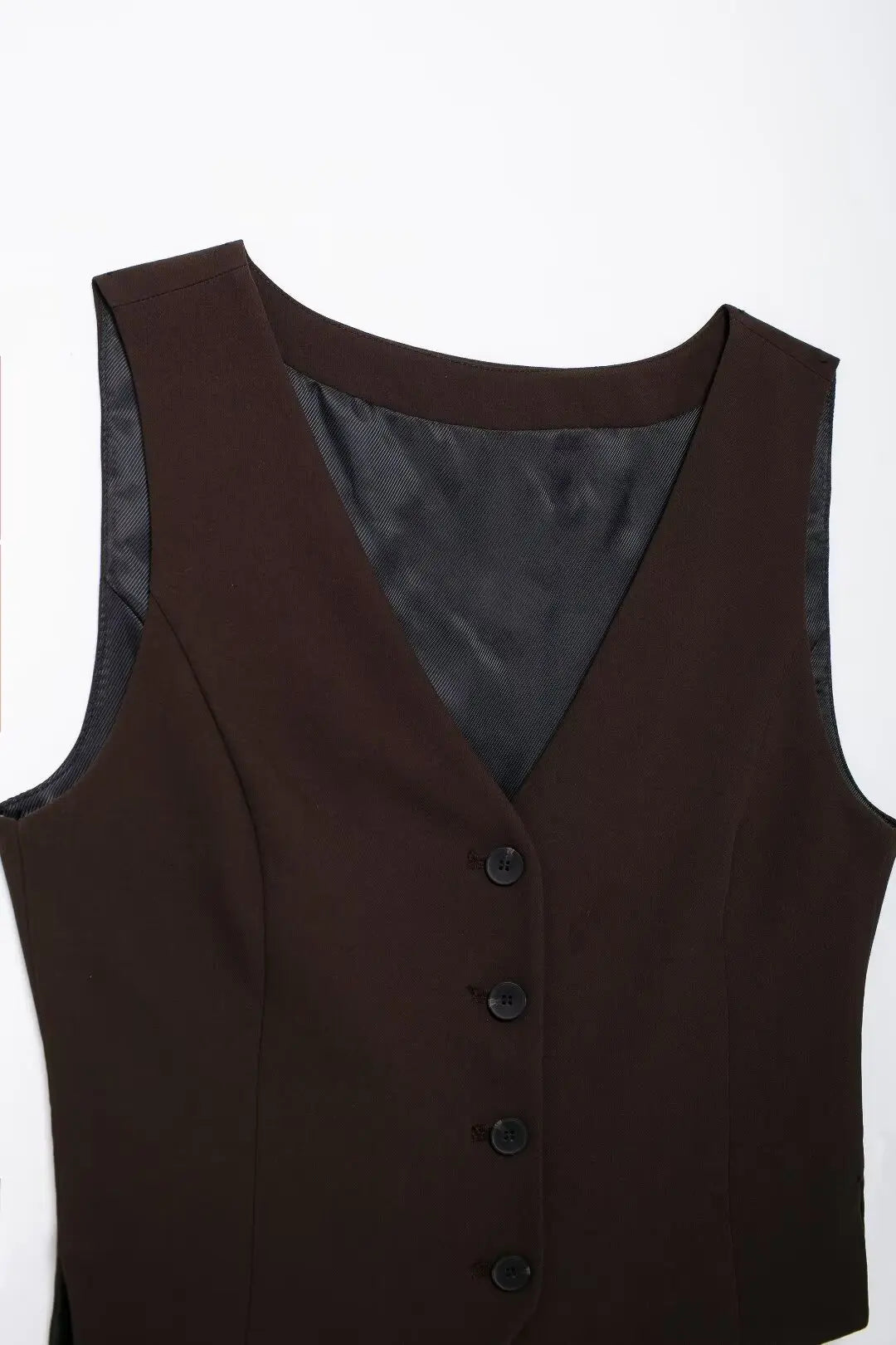 Side Slit Top Pocket Sashes Design Pant Suit