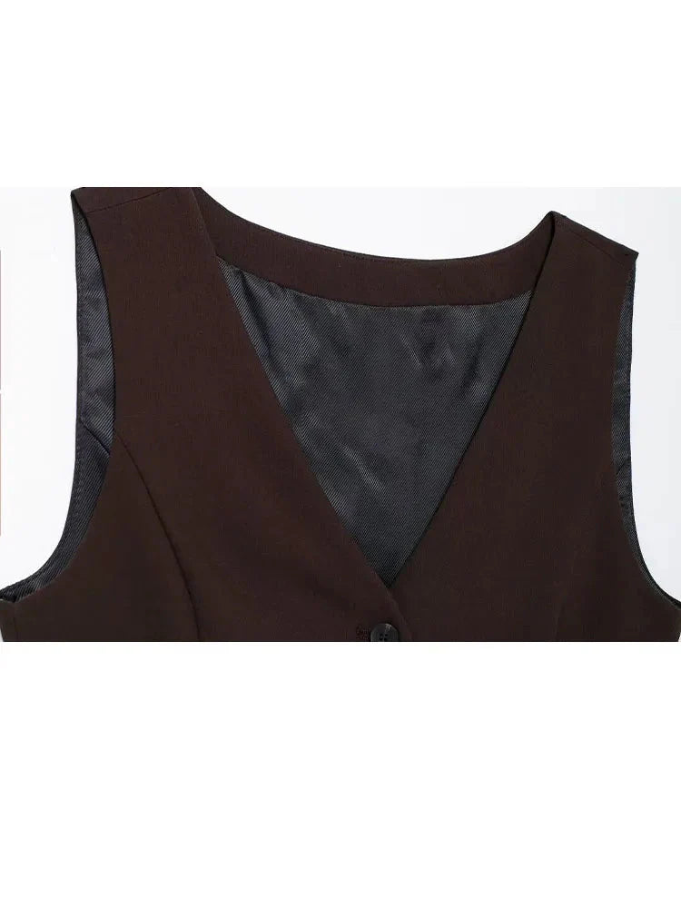 Side Slit Top Pocket Sashes Design Pant Suit