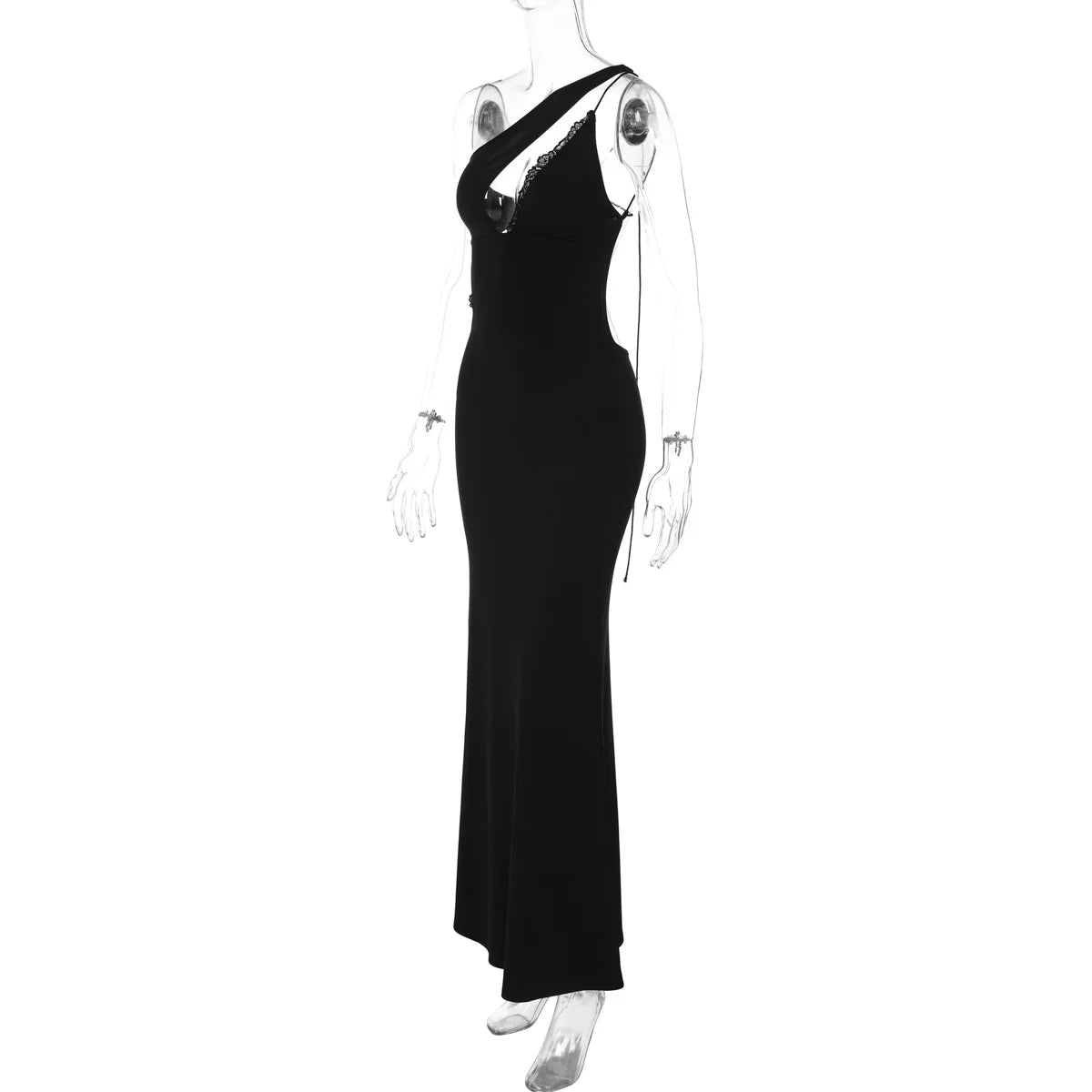 Cut Out Bandage Backless Maxi Dress