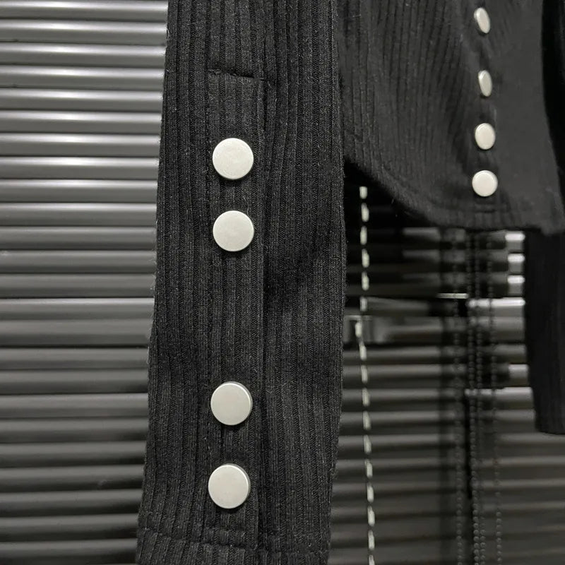 Fur Collar Single Breasted Knitted Sweater