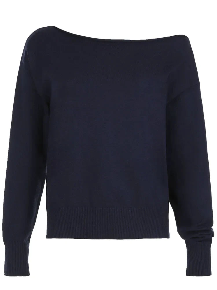 Women's Minimalist Loose Knit Pullover