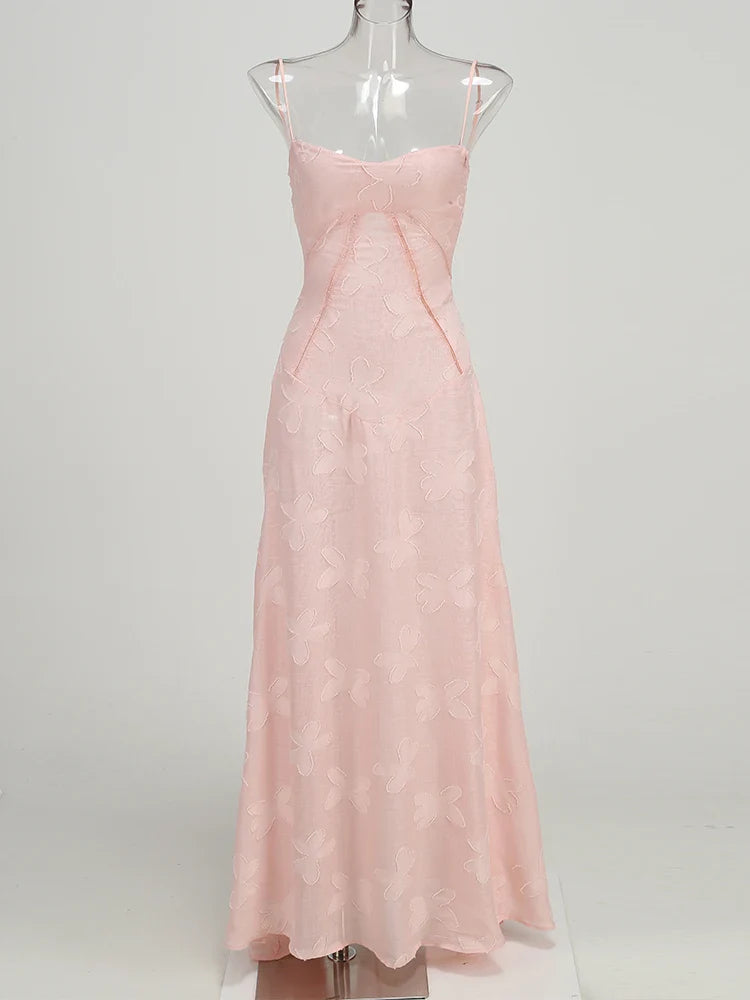 Long Sleeve Formal Deep V-Neck Evening Prom Gown