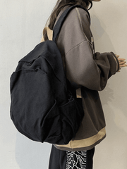 Mochila escolar vintage con lavado universitario