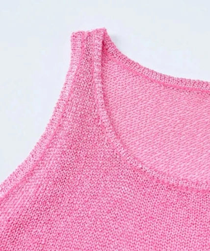 Knit Tassel Mini Dress