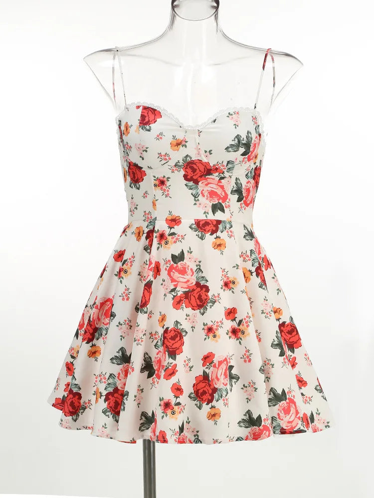Layered Satin Tulle A-line Strappy Mini Dress