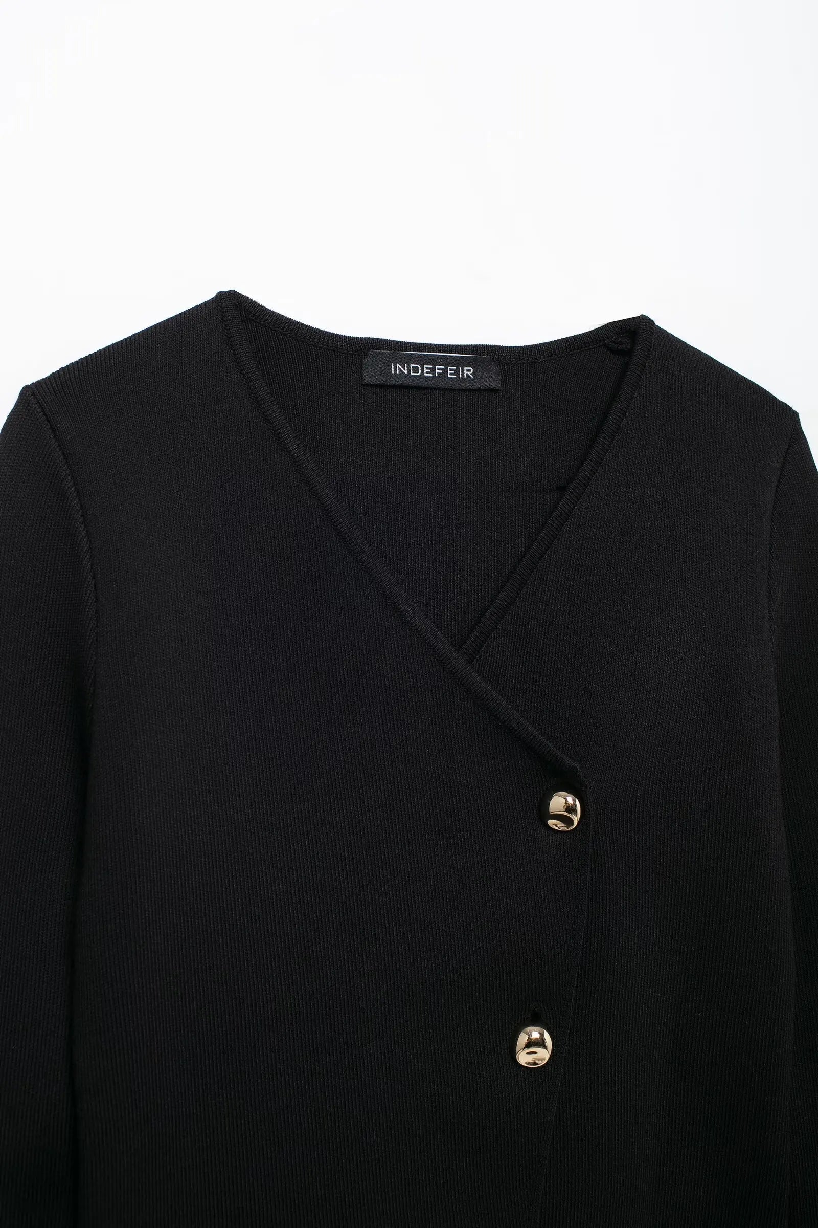 Long Sleeve Asymmetry Knitted Cardigan