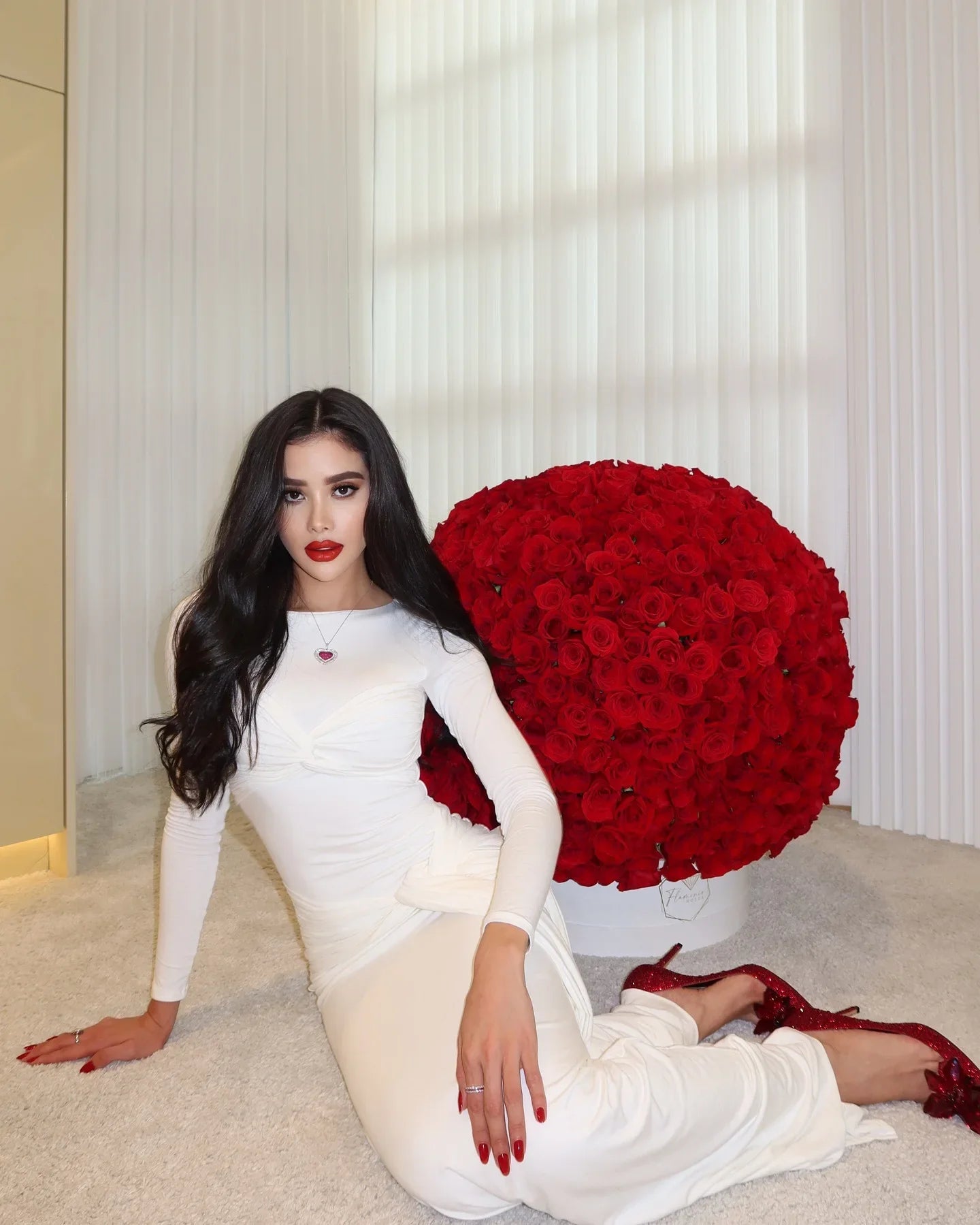 O-neck Long Sleeve Robe fashion Maxi Dress