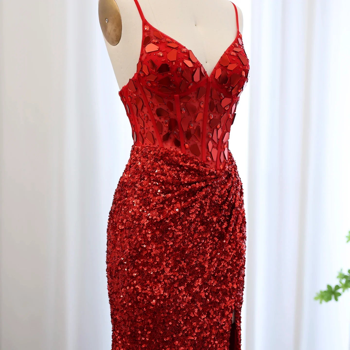Sequin Mermaid Prom Dress