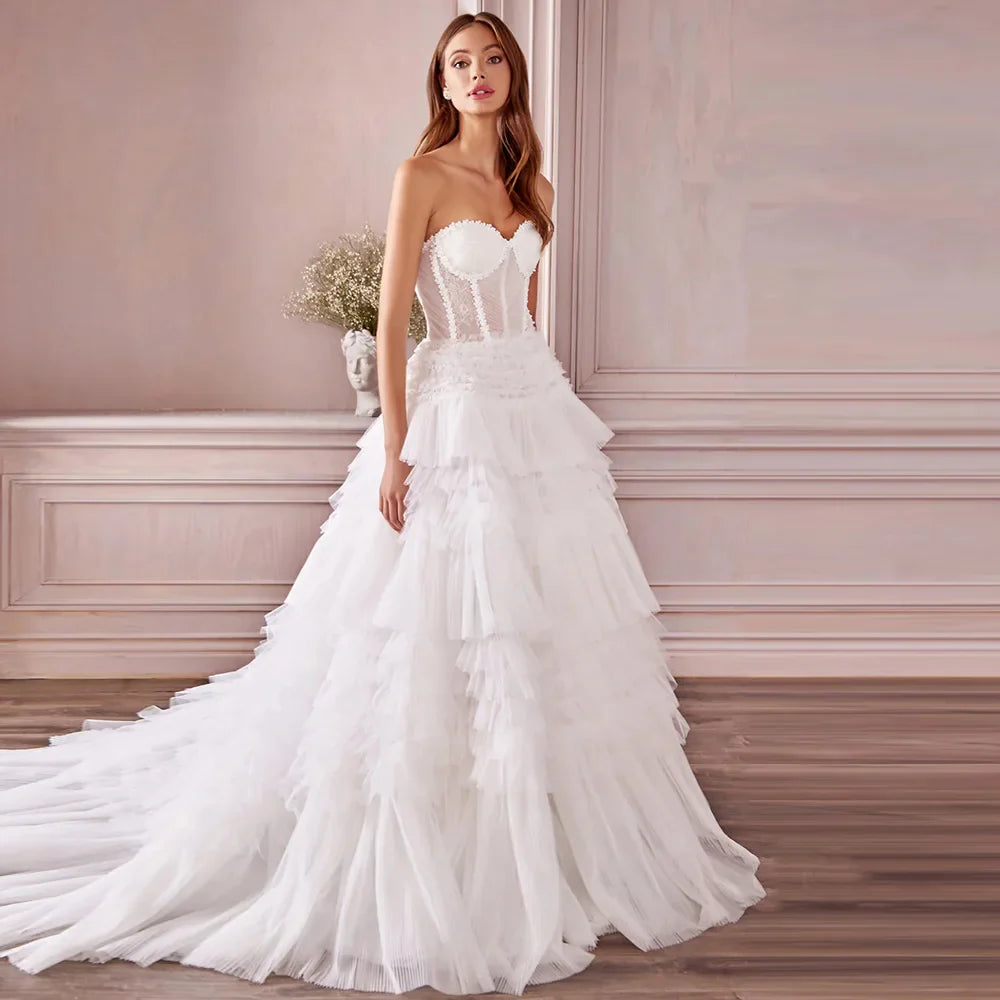 Sweetheart Sleeveless Ball Gown Prom Dress
