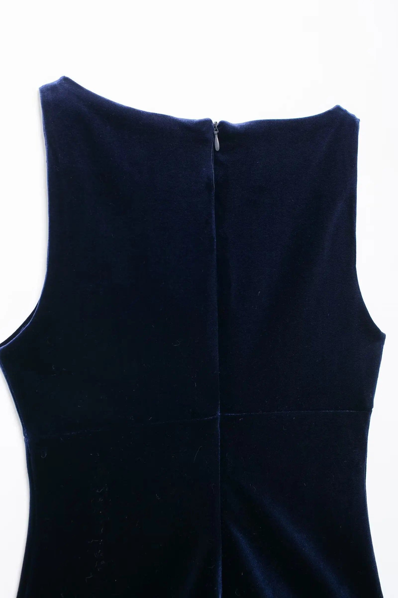 Bow Crew Neck Sleeveless Mini Dress