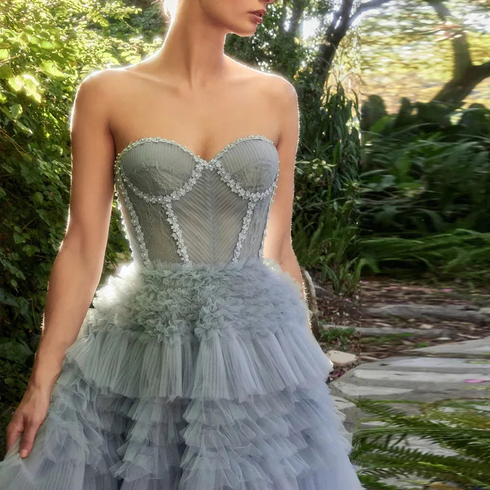 Sweetheart Sleeveless Ball Gown Prom Dress