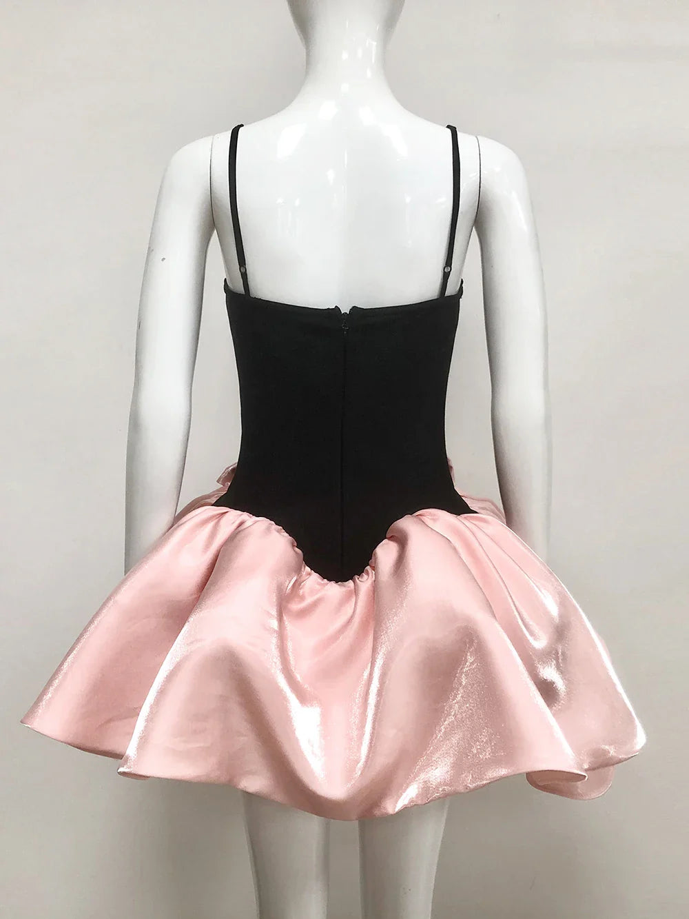 Candy Bow Decoration Bubble A-Line Mini Dress