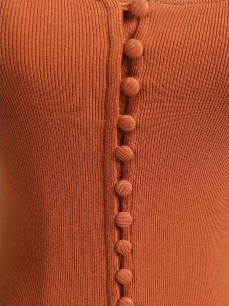Square Collar Cotton Short Sleeve Tops