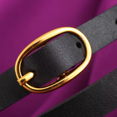 Solid Sleeveless Belted Midi Dress