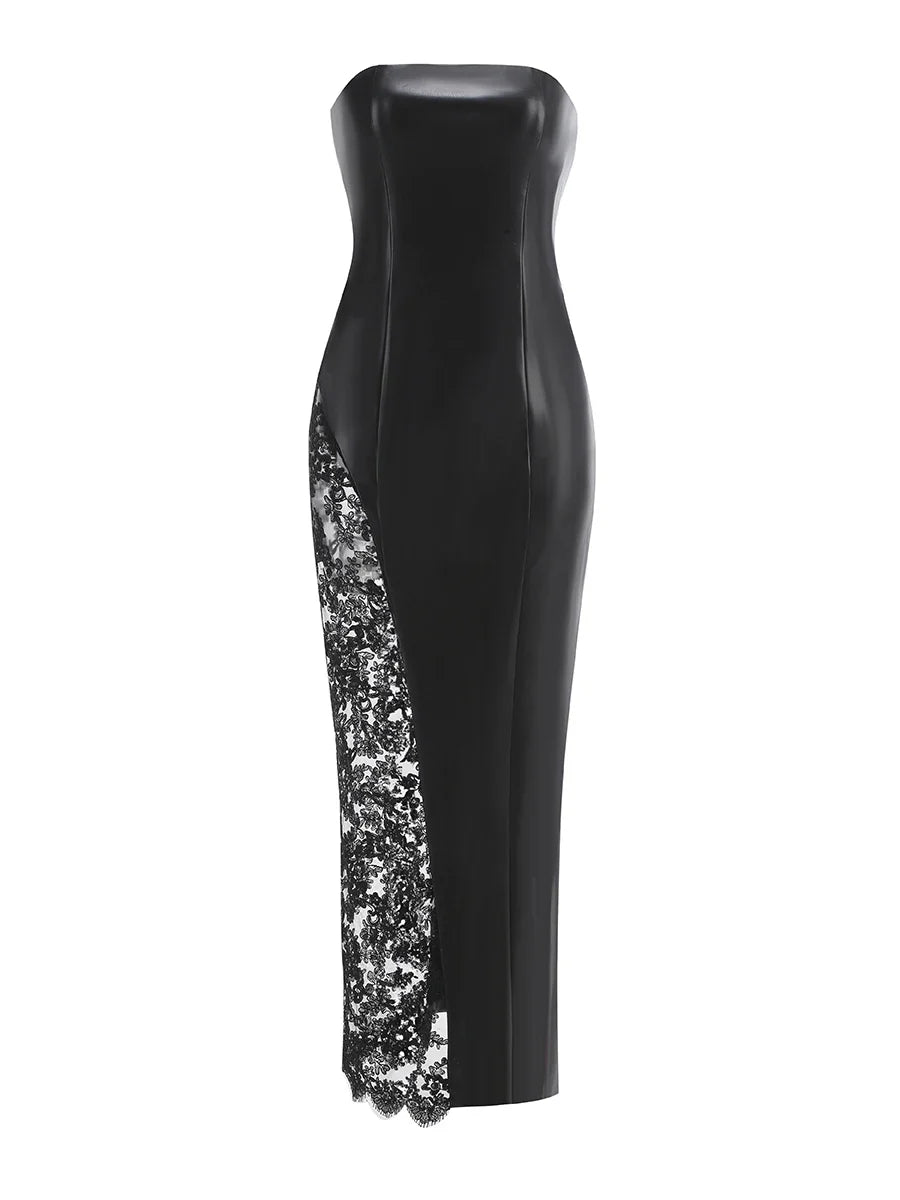 Women's  Patchwork Evening Party Dress