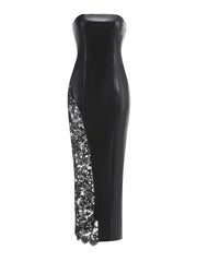 Women's  Patchwork Evening Party Dress