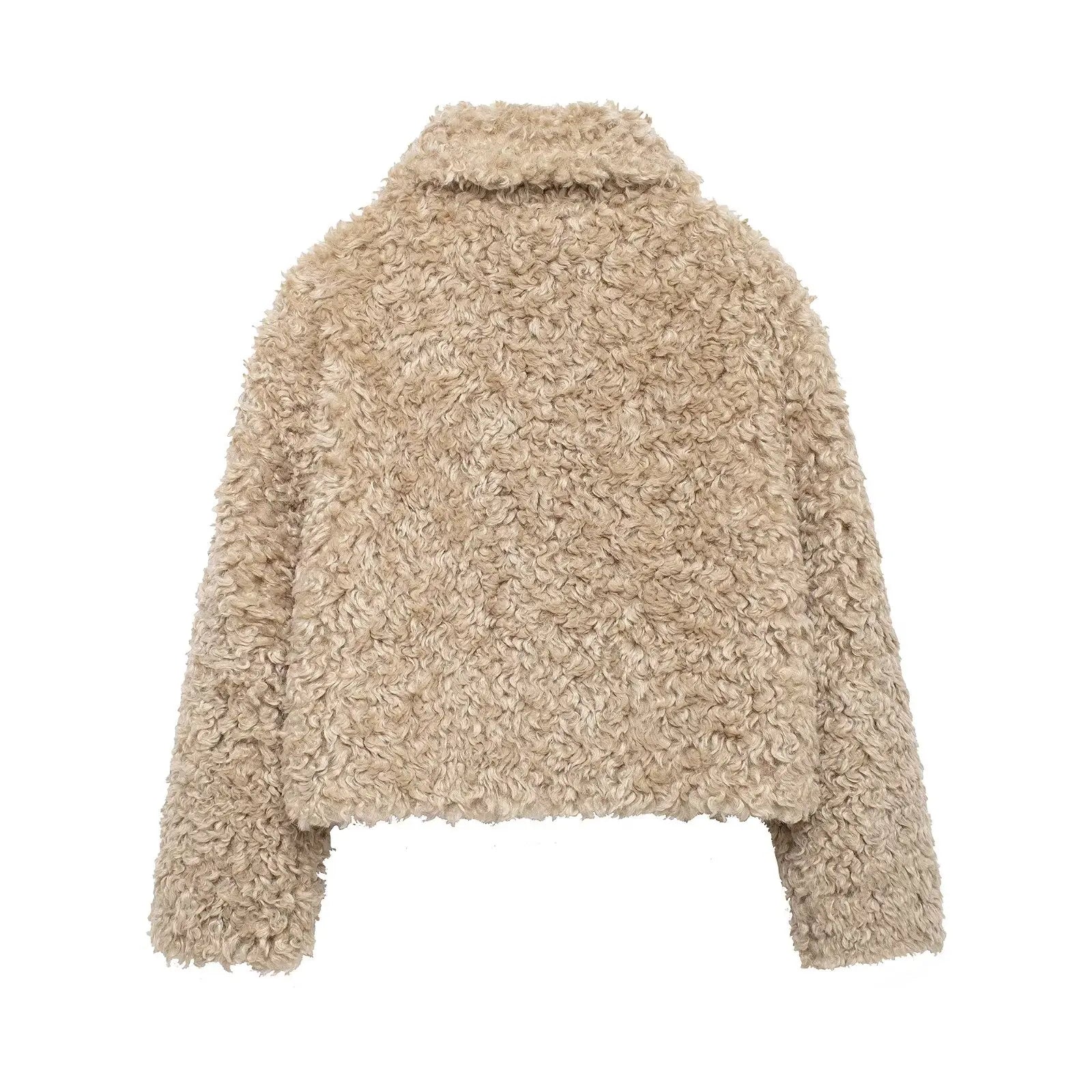 Winter Coats Single Breasted Turn-Down Collar Jackets