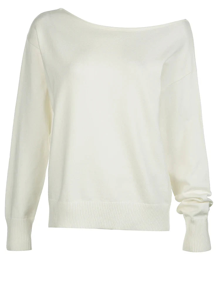 Women's Minimalist Loose Knit Pullover