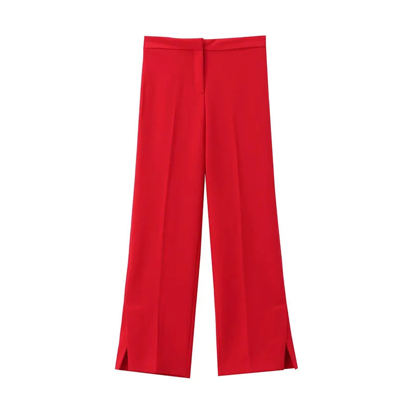 Square Neck Sleeveless Waistcoat Pant Suit