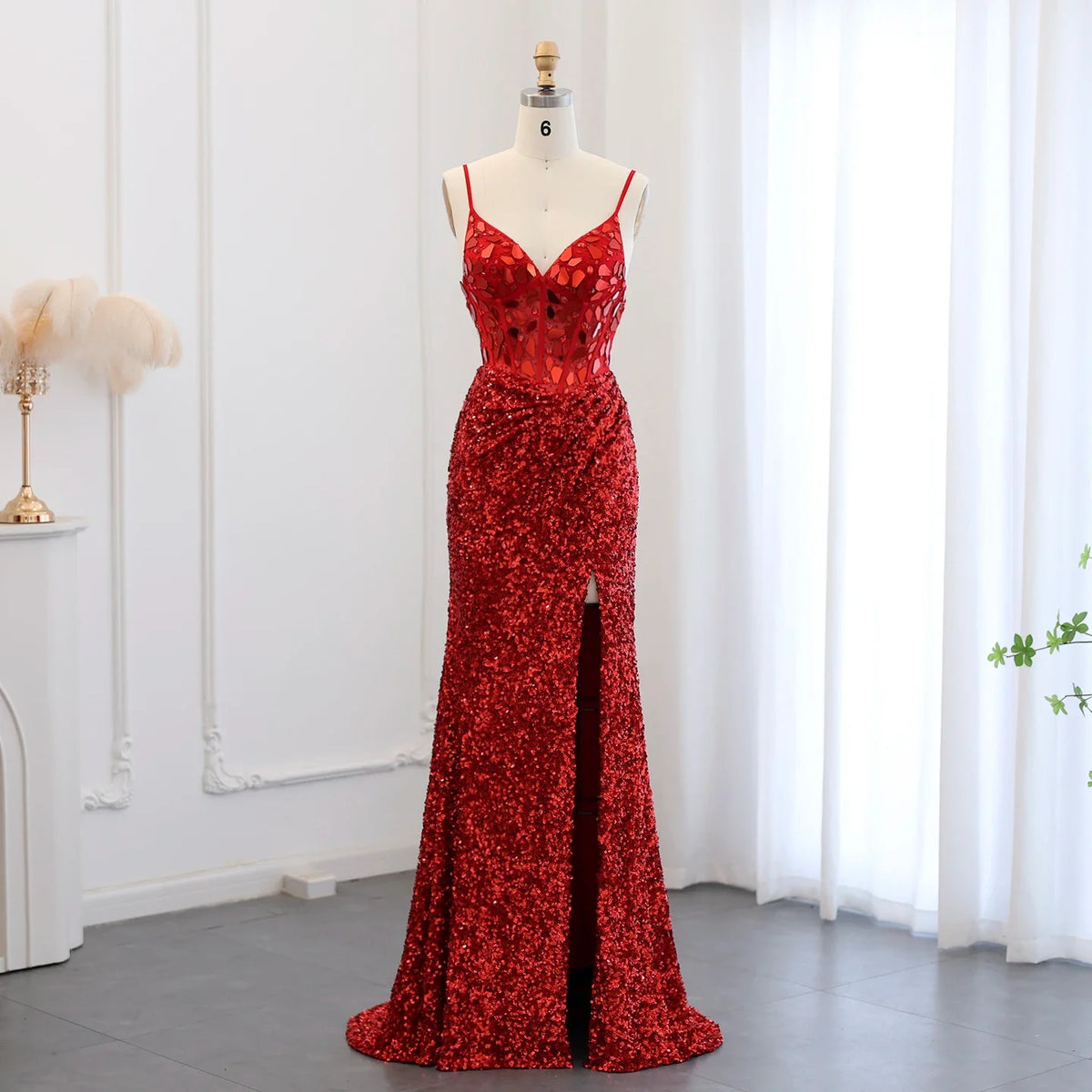 Sequin Mermaid Prom Dress