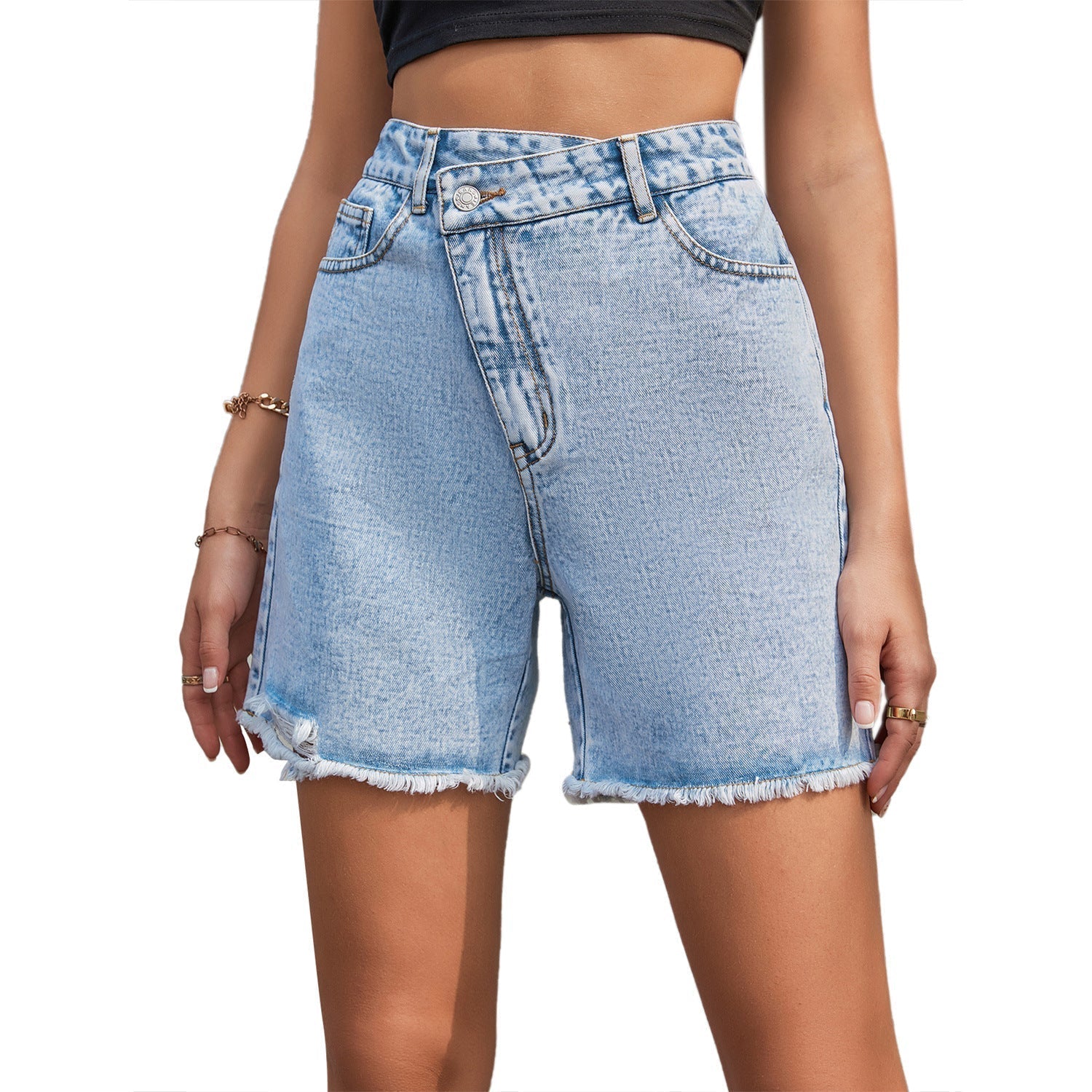 "Oliver" denim shorts