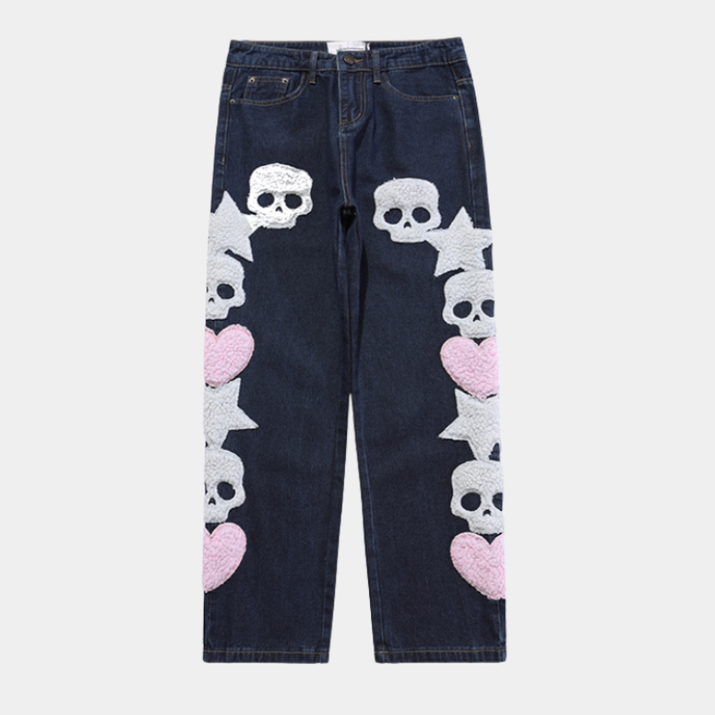 Skull love  Jeans