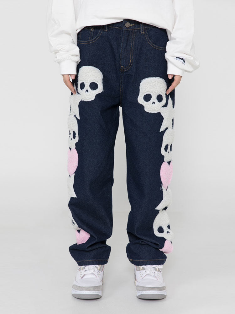 Skull love  Jeans