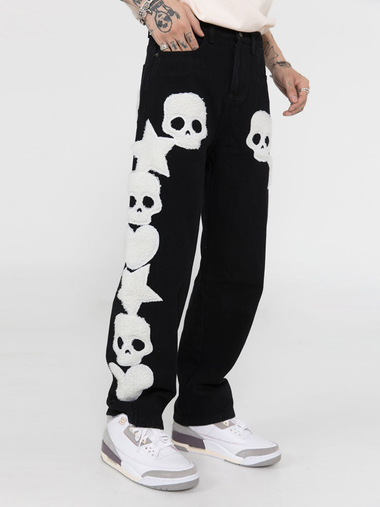 Skull love  Jeans