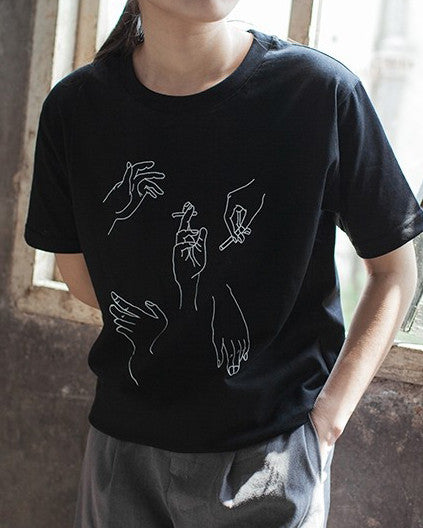 Rauchende Hände T-Shirt