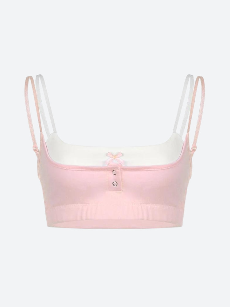 Top corto en capas Soft Girl