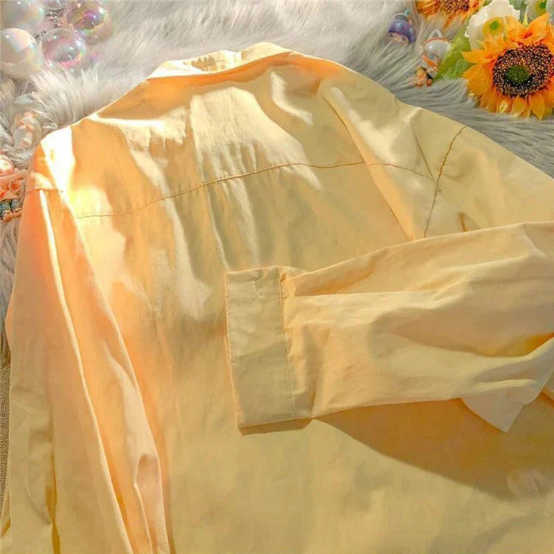 Camisa de pintura al óleo de chica suave