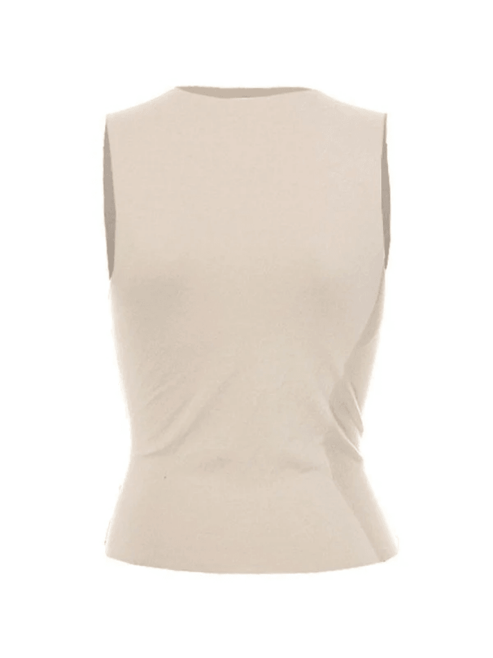 Kurzes Tanktop mit Sternen-Patch