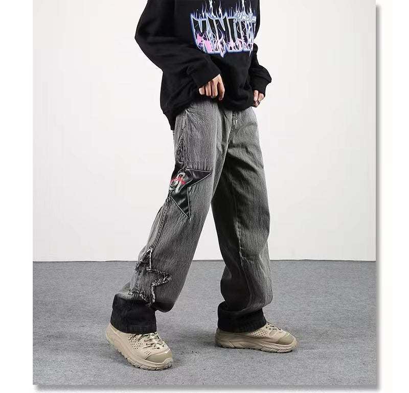 Starred  Jeans