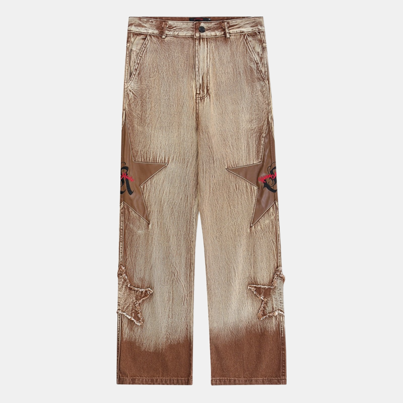 Starred  Jeans