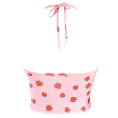 Strawberry Fields Halter Top