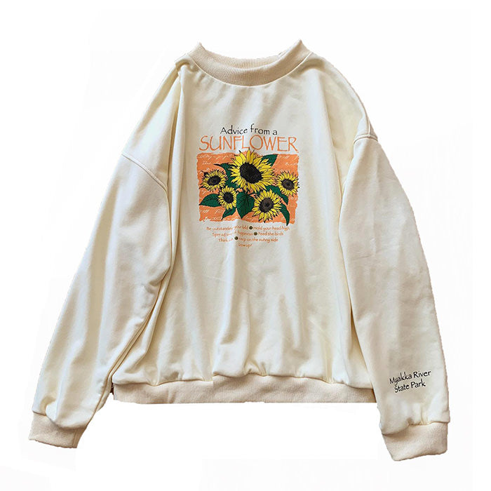 Sonnenblumen-Sweatshirt 