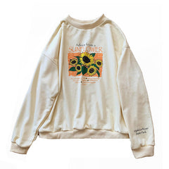 Sonnenblumen-Sweatshirt 