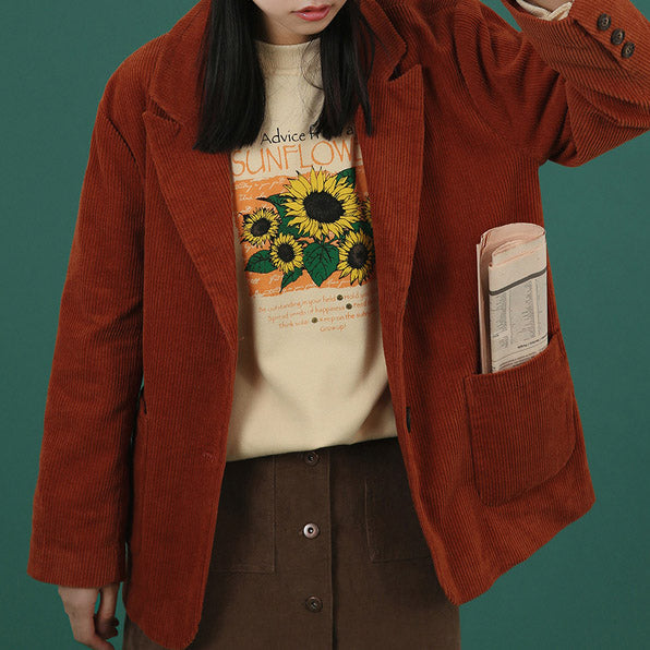 Sonnenblumen-Sweatshirt 