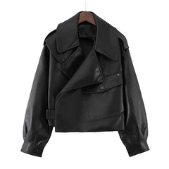 "Loane" vegan leather jacket