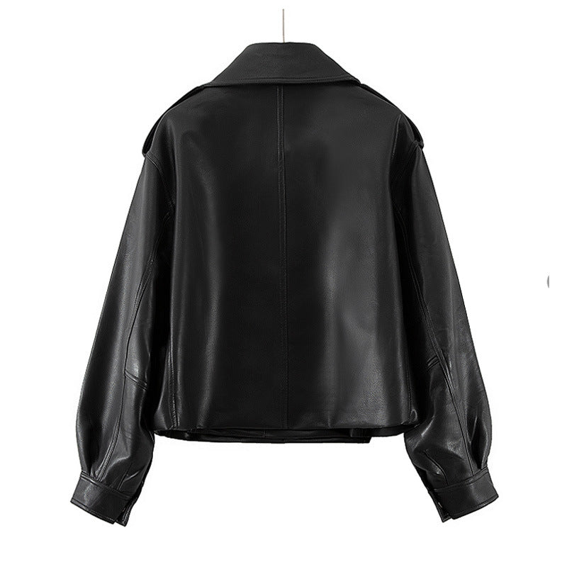 "Loane" vegan leather jacket