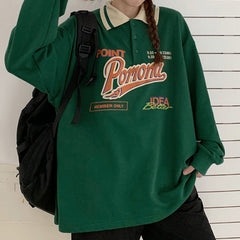 Sweatshirt mit Vintage-Kragen