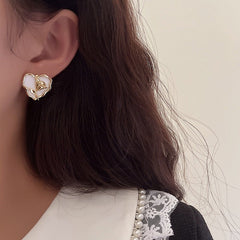 Rosenherz-Ohrringe im Vintage-Stil