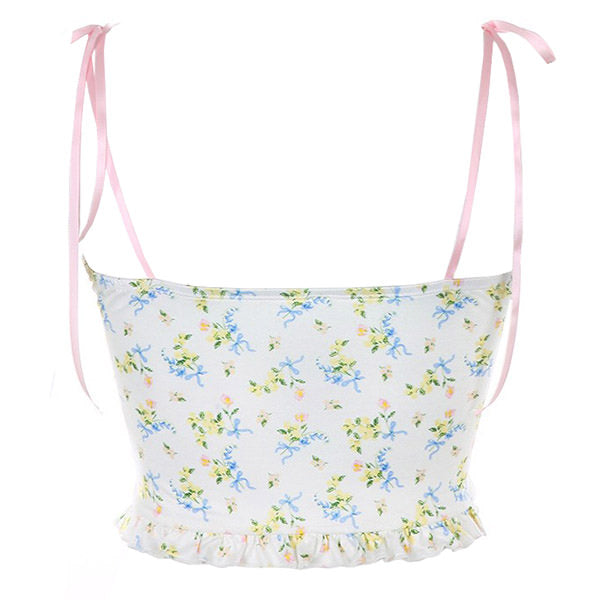 Y2K Blumen Tank Top