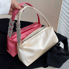 Y2K Strass Schmetterling Tasche
