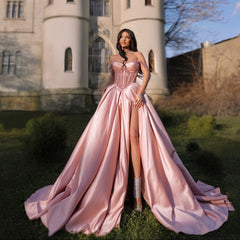 Off The Shoulder Backless Sweetheart Formal Evening Dress