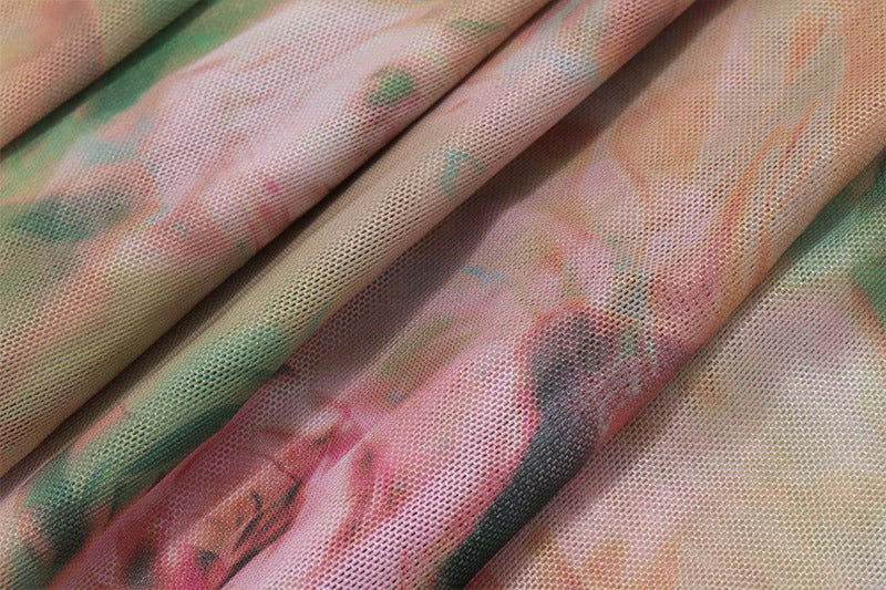 Sleeveless Floral Print High Waist Split Maxi Dress